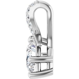 Continuum Sterling Silver 7x4.5 mm Pear Pendant Mounting – image 5