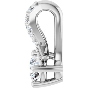 Platinum 3 mm Round Pendant Mounting – image 5