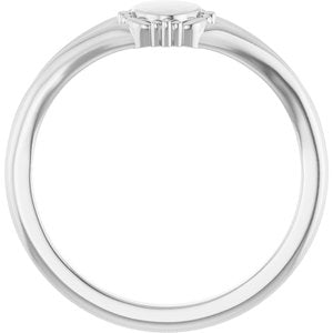 Sterling Silver Engravable Vintage-Inspired Signet Ring – image 2