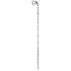 Sterling Silver Round Graduated Link Bracelet Mounting – image 5