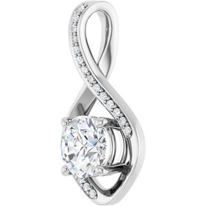 Continuum Sterling Silver 7 mm Round Pendant Mounting – image 3