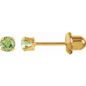 Inverness® Piercing Birthstone Stud Earrings