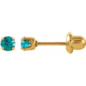 Inverness® Piercing Birthstone Stud Earrings