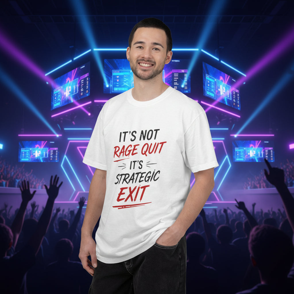 "It’s Not Rage Quit, It’s Strategic Exit" Graphic Tee