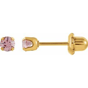Inverness® Piercing Birthstone Stud Earrings