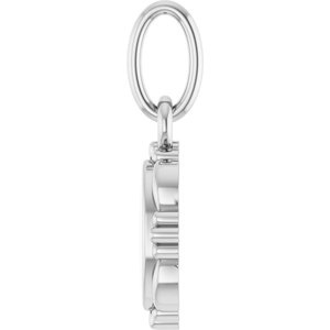Platinum Vintage-Inspired Pendant – image 3