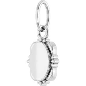 Sterling Silver Vintage-Inspired Pendant – image 2