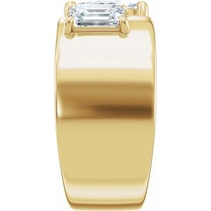 2 1/2 Ctw Lab-Grown Diamond Two-Stone Engagement Ring