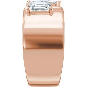 2 1/2 Ctw Lab-Grown Diamond Two-Stone Engagement Ring