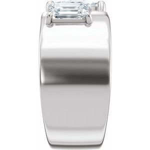 2 1/2 Ctw Lab-Grown Diamond Two-Stone Engagement Ring