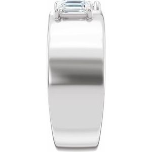 1 1/3 Ctw Lab-Grown Diamond Two-Stone Engagement Ring