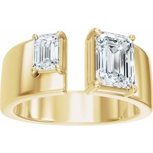 2 1/2 Ctw Lab-Grown Diamond Two-Stone Engagement Ring