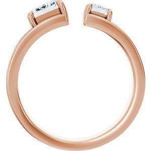 2 1/2 Ctw Lab-Grown Diamond Two-Stone Engagement Ring