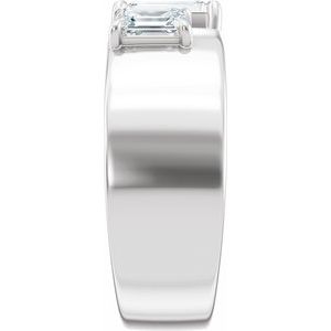 2 1/2 Ctw Lab-Grown Diamond Two-Stone Engagement Ring