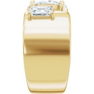 2 1/2 Ctw Lab-Grown Diamond Two-Stone Engagement Ring