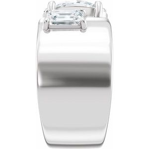 2 1/2 Ctw Lab-Grown Diamond Two-Stone Engagement Ring