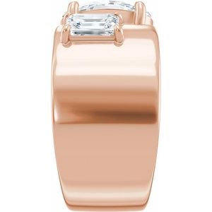 2 1/2 Ctw Lab-Grown Diamond Two-Stone Engagement Ring