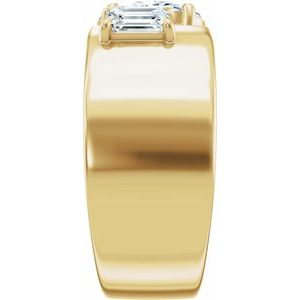 1 1/4 Ctw Lab-Grown Diamond Two-Stone Engagement Ring