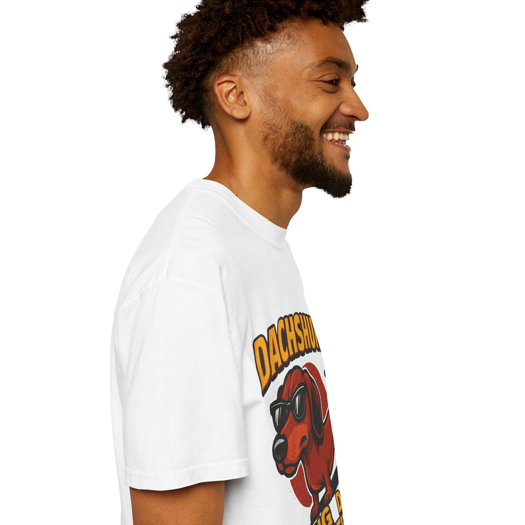 Dachshund T-Shirt - "Long Dog, Big Attitude" Graphic Tee