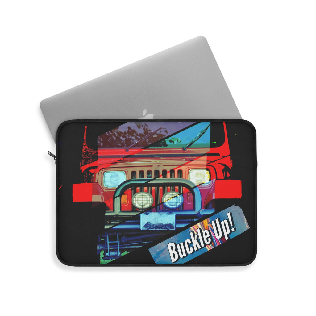 Buckle Up!  4-wheel Drive Laptop Sleeve