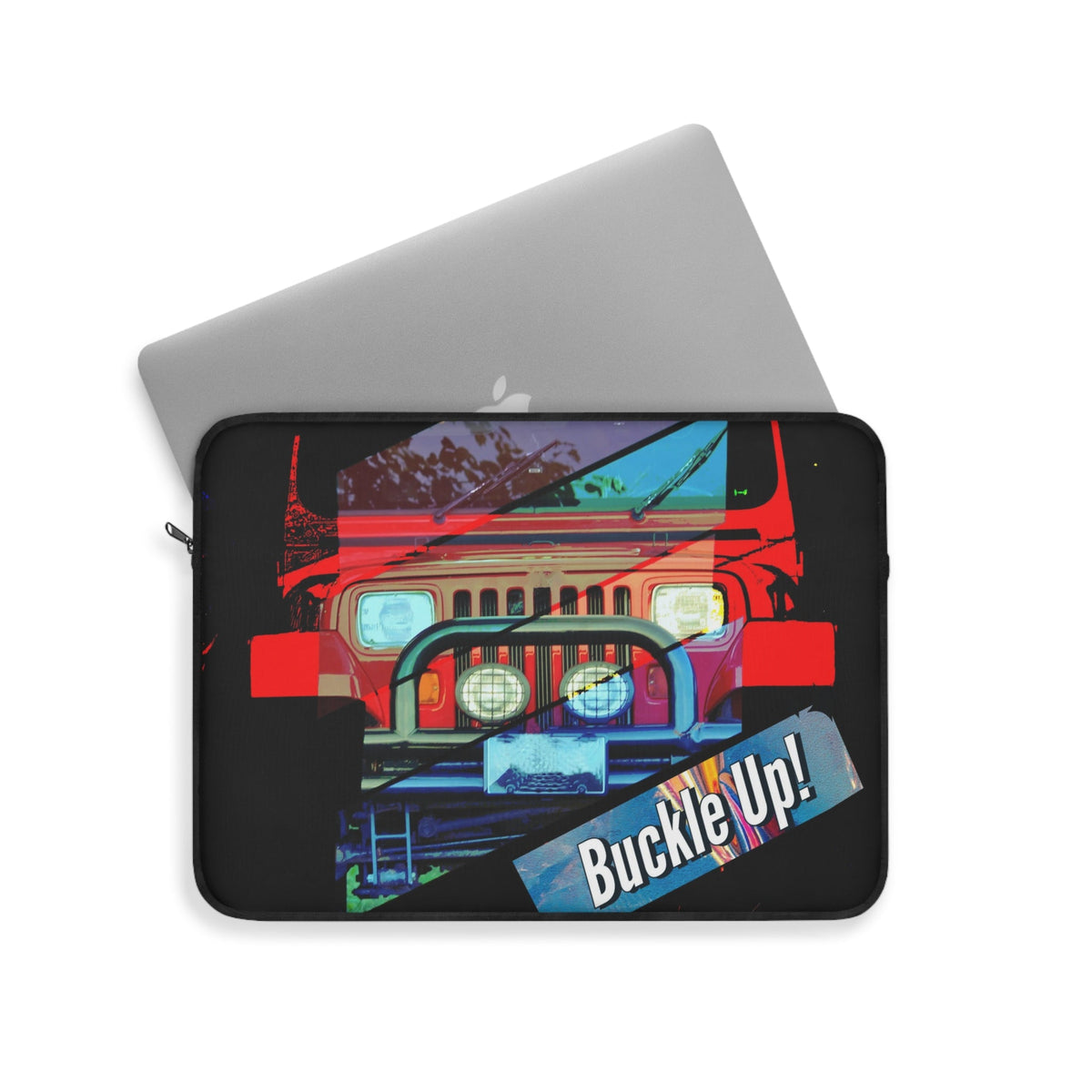 Buckle Up!  4-wheel Drive Laptop Sleeve