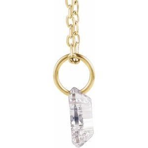 Lab-Grown Diamond Initial Necklace