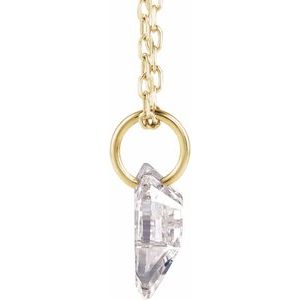 Lab-Grown Diamond Initial Necklace