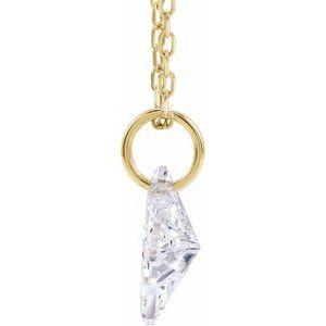 Lab-Grown Diamond Initial Necklace
