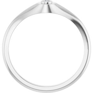 Continuum Sterling Silver 2 mm Round Bezel-Set Ring Mounting – image 3