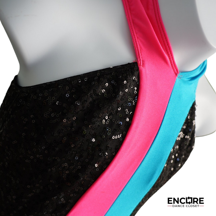 Electric Edge Sequin Leotard