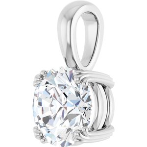 Sterling Silver 9 mm Round Pendant Mounting – image 3