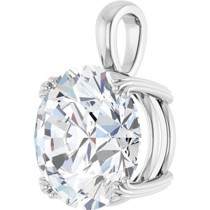 Sterling Silver 15 mm Round Pendant Mounting – image 3