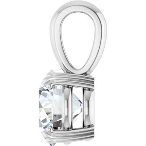 Platinum 8.2 mm Round Pendant Mounting – image 5