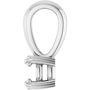 Continuum Sterling Silver 4x4 mm Cushion Pendant Mounting – image 6