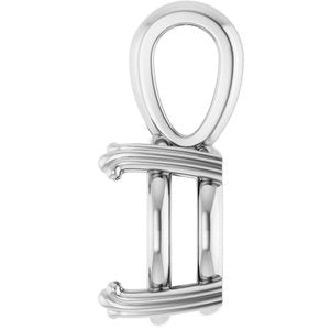 Platinum 11 mm Round Pendant Mounting – image 6