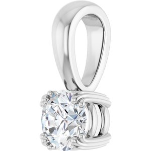 Platinum 5.2 mm Round Pendant Mounting – image 3