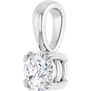 Platinum 6 mm Round Pendant Mounting – image 3