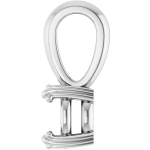 Platinum 6 mm Round Pendant Mounting – image 6