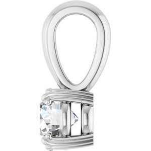 Platinum 5.5 mm Round Pendant Mounting – image 5