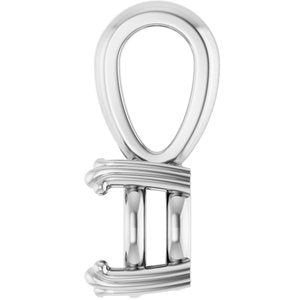 Platinum 7 mm Round Pendant Mounting – image 6