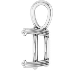 Continuum Sterling Silver 13 mm Round Pendant Mounting – image 6