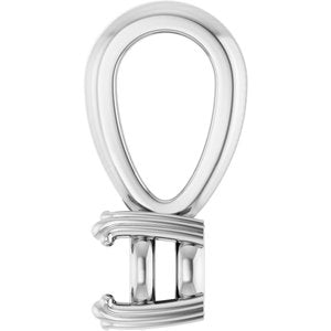 Continuum Sterling Silver 4.4 mm Round Pendant Mounting – image 6