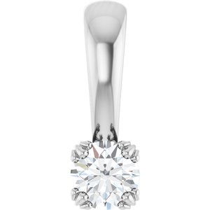Continuum Sterling Silver 3.75 mm Round Pendant Mounting