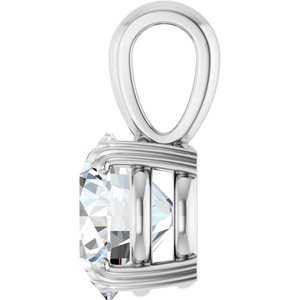 10K White Gold 9.4 mm Round Pendant Mounting – image 5