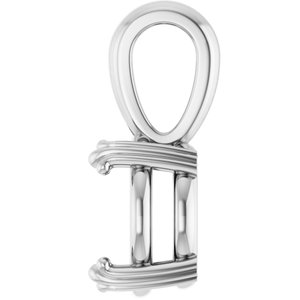 Platinum 9.4 mm Round Pendant Mounting – image 6
