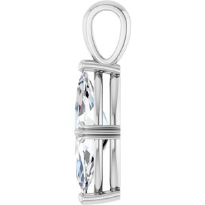 Platinum 16x8 mm Marquise Pendant Mounting – image 5