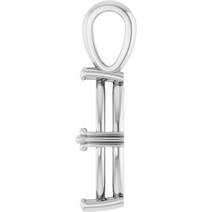 Platinum 14x7 mm Marquise Pendant Mounting – image 6