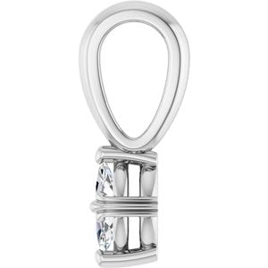 Continuum Sterling Silver 5x3 mm Marquise Pendant Mounting – image 5