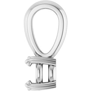 Continuum Sterling Silver 4.8 mm Round Pendant Mounting – image 6