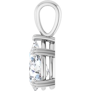 Platinum 11.5x7 mm Pear Pendant Mounting – image 5